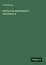 Carl Holzinger: Beiträge zur Erklärung des Demosthenes, Buch