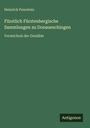 Heinrich Feurstein: Fürstlich Fürstenbergische Sammlungen zu Donaueschingen, Buch