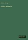 Amara George: Blüten der Nacht, Buch
