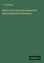 J. Schadeberg: Skizzen über den Kulturzustand des Regierungsbezirks Merseburg, Buch