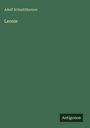 Adolf Schmitthenner: Leonie, Buch