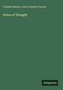 Charles Buxton: Notes of Thought, Buch