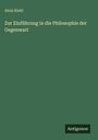 Alois Riehl: Zur Einführung in die Philosophie der Gegenwart, Buch