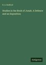R. A. Redford: Studies in the Book of Jonah. A Defence and an Exposition, Buch