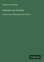 Gerhard Von Mutius: Gedanke und Erlebnis, Buch