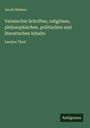 Jacob Balmes: Vermischte Schriften, religiösen, philosophischen, politischen und literarischen Inhalts, Buch