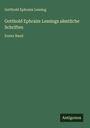 Gotthold Ephraim Lessing: Gotthold Ephraim Lessings sämtliche Schriften, Buch