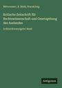 Mittermaier: Kritische Zeitschrift für Rechtswissenschaft und Gesetzgebung des Auslandes, Buch