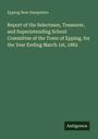 Epping New Hampshire: Report of the Selectmen, Treasurer, and Superintending School Committee of the Town of Epping, for the Year Ending March 1st, 1882, Buch