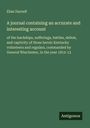 Elias Darnell: A journal containing an accurate and interesting account, Buch
