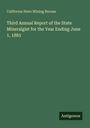 California State Mining Bureau: Third Annual Report of the State Mineralgist for the Year Ending June 1, 1883, Buch