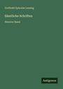 Gotthold Ephraim Lessing: Sämtliche Schriften, Buch