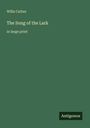 Willa Cather: The Song of the Lark, Buch