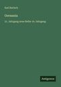 Karl Bartsch: Germania, Buch