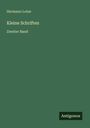 Hermann Lotze: Kleine Schriften, Buch