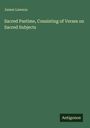James Lawson: Sacred Pastime, Consisting of Verses on Sacred Subjects, Buch