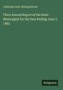 California State Mining Bureau: Third Annual Report of the State Mineralgist for the Year Ending June 1, 1883, Buch
