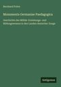 Bernhard Poten: Monumenta Germaniae Paedagogica, Buch
