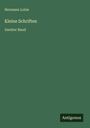 Hermann Lotze: Kleine Schriften, Buch
