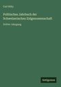 Carl Hilty: Politisches Jahrbuch der Schweizerischen Eidgenossenschaft, Buch