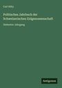 Carl Hilty: Politisches Jahrbuch der Schweizerischen Eidgenossenschaft, Buch