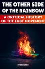 Text: "The Other Side of the Rainbow", "A Critical History of the LGBT Movement", "By Skriuwer". 
Regenbogenflagge in Flammen.