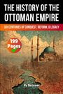 Oben steht "THE HISTORY OF THE OTTOMAN EMPIRE". Darunter "199 Pages". Ein kunstvolles Bild einer Moschee mit Minaretten.