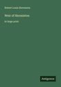 Robert Louis Stevenson: Weir of Hermiston, Buch