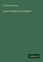 Jakob Wassermann: Donna Johanna von Castilien, Buch