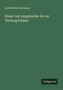 Ludo Moritz Hartmann: Römer und Langeborden bis zur Theilung Italiens, Buch