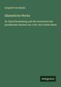 Leopold von Ranke: Sämmtliche Werke, Buch