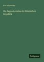 Karl Nipperdey: Die Leges Annales der Römischen Republik, Buch
