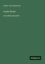 Detlev Von Liliencron: Letzte Ernte, Buch