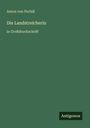 Anton von Perfall: Die Landstreicherin, Buch