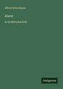 Alfred Schirokauer: Alarm, Buch