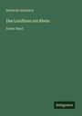 Berthold Auerbach: Das Landhaus am Rhein, Buch
