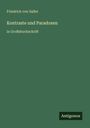 Friedrich Von Sallet: Kontraste und Paradoxen, Buch