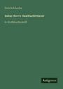 Heinrich Laube: Reise durch das Biedermeier, Buch