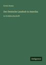 Erwin Rosen: Der Deutsche Lausbub in Amerika, Buch