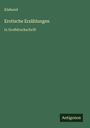 Klabund: Erotische Erzählungen, Buch