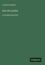 Leonid Andrejew: Das rote Lachen, Buch
