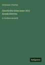 Erckmann-Chatrian: Geschichte eines anno 1813 Konskribierten, Buch