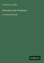 Friedrich Von Sallet: Kontraste und Paradoxen, Buch
