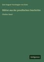 Karl August Varnhagen Von Ense: Blätter aus der preußischen Geschichte, Buch