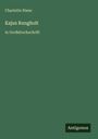 Charlotte Niese: Kajus Rungholt, Buch