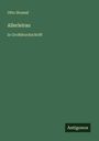 Otto Stoessl: Allerleirau, Buch