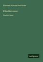 Text: "Friedrich Wilhelm Hackländer, Künstlerroman, Zweiter Band, Antigonos". Einfache grüne Buchcovergestaltung.