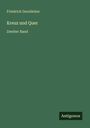 Friedrich Gerstäcker, Kreuz und Quer, Zweiter Band. Dunkelgrüner Hintergrund, Verlag Antigonos unten rechts.