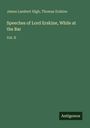 James Lambert High, Thomas Erskine. Speeches of Lord Erskine, While at the Bar. Vol. II. Grüner Hintergrund, Textblock "Antigonos".
