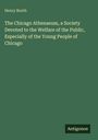 Titel: "The Chicago Athenaeum..." von Henry Booth. Grüner Hintergrund, weißer Text. Unten rechts kleines weißes "Antigonos"-Logo.
